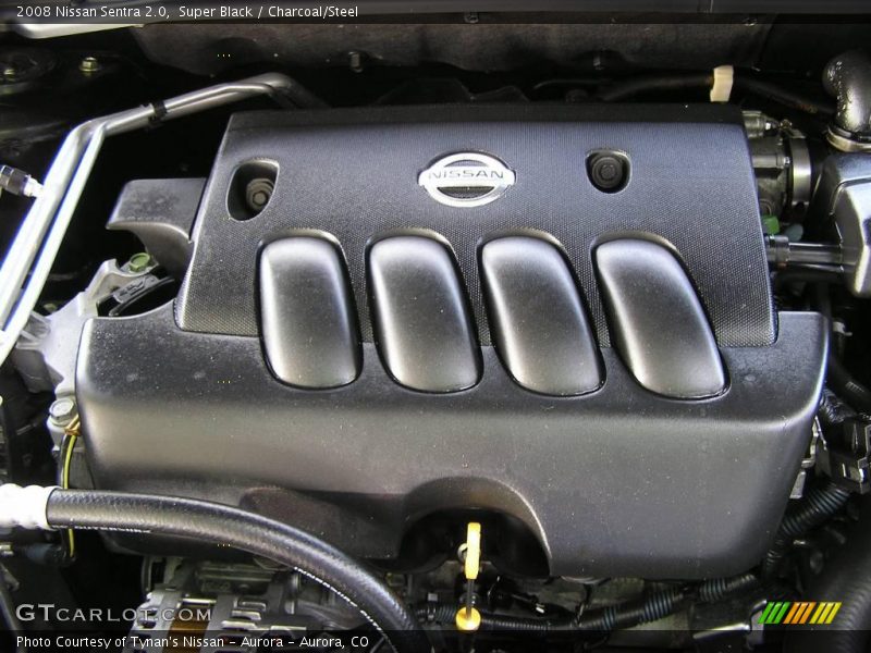 Super Black / Charcoal/Steel 2008 Nissan Sentra 2.0