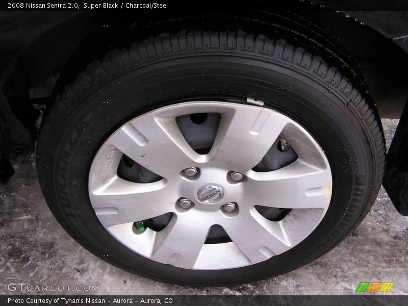 Super Black / Charcoal/Steel 2008 Nissan Sentra 2.0