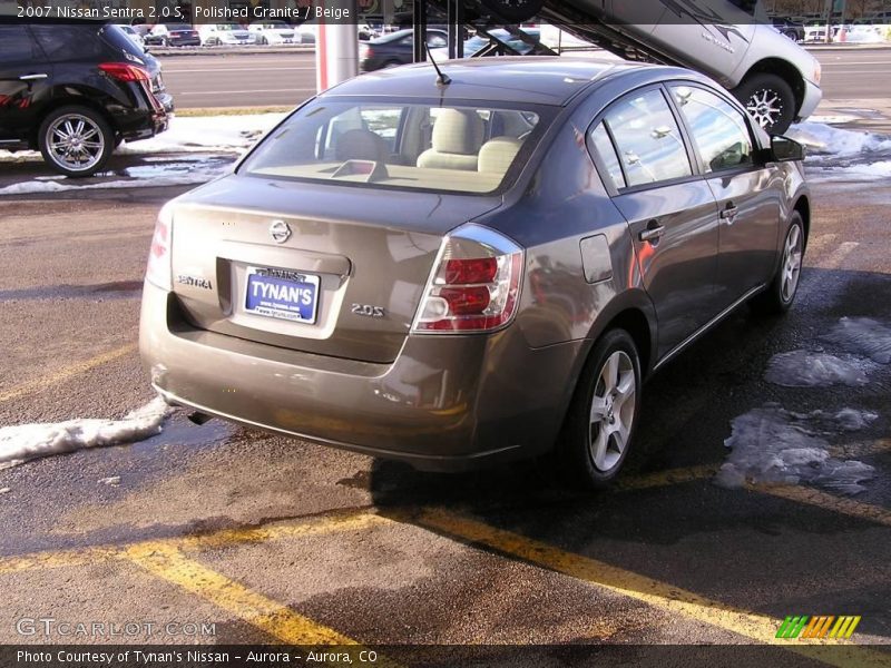 Polished Granite / Beige 2007 Nissan Sentra 2.0 S