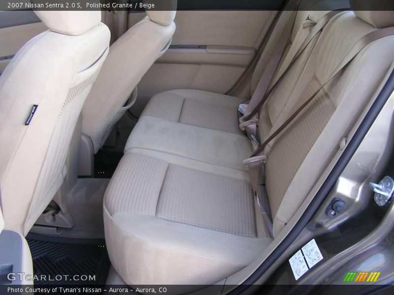Polished Granite / Beige 2007 Nissan Sentra 2.0 S