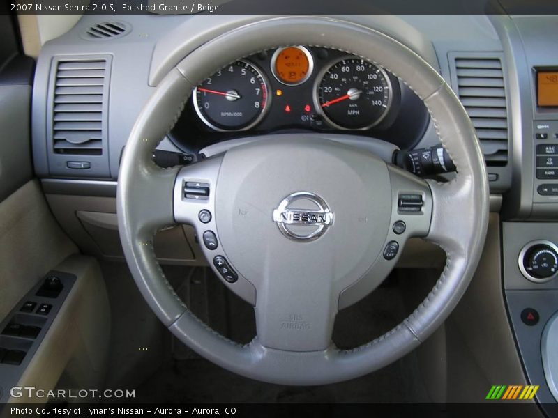 Polished Granite / Beige 2007 Nissan Sentra 2.0 S
