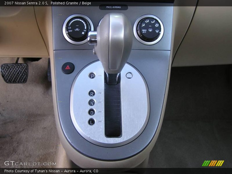 Polished Granite / Beige 2007 Nissan Sentra 2.0 S