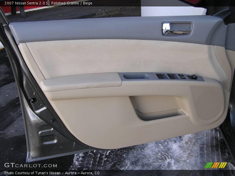 Polished Granite / Beige 2007 Nissan Sentra 2.0 S