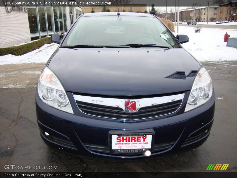 Midnight Blue Metallic / Morocco Brown 2007 Saturn Aura XR