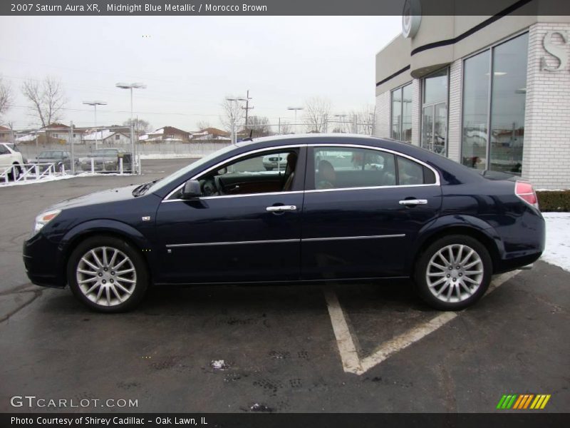 Midnight Blue Metallic / Morocco Brown 2007 Saturn Aura XR