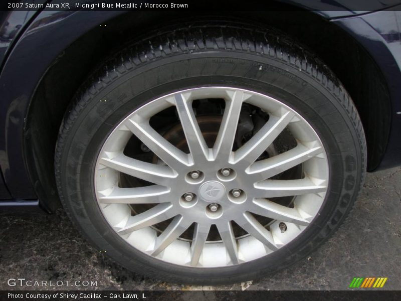 Midnight Blue Metallic / Morocco Brown 2007 Saturn Aura XR
