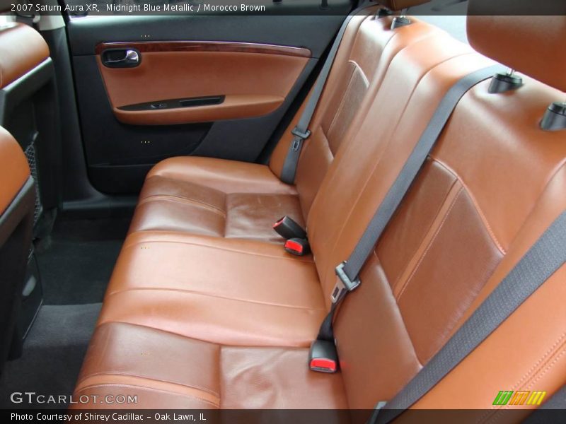 Midnight Blue Metallic / Morocco Brown 2007 Saturn Aura XR