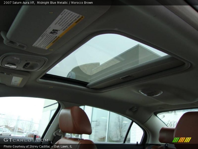 Midnight Blue Metallic / Morocco Brown 2007 Saturn Aura XR