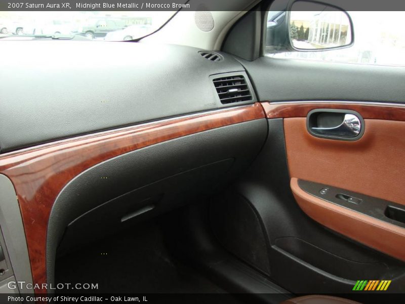 Midnight Blue Metallic / Morocco Brown 2007 Saturn Aura XR