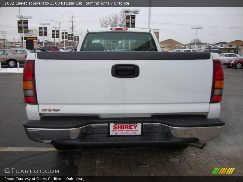 Summit White / Graphite 2002 Chevrolet Silverado 2500 Regular Cab