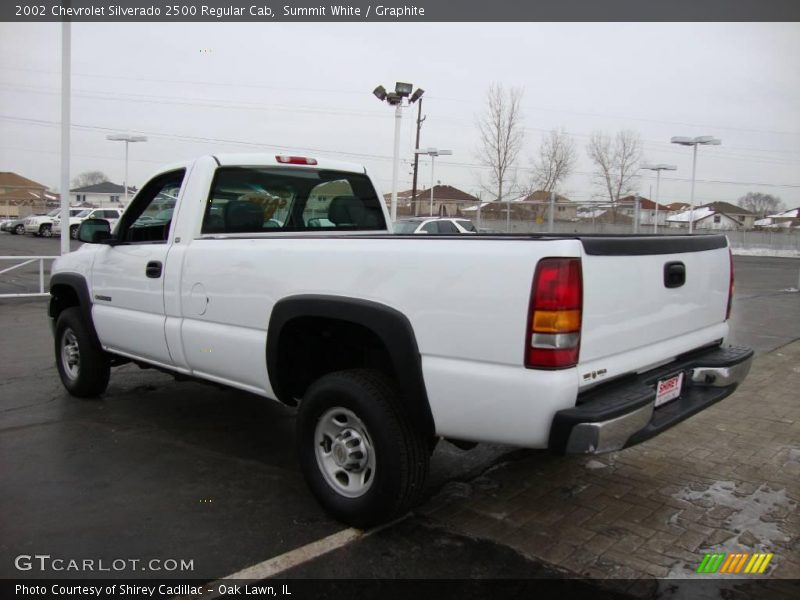 Summit White / Graphite 2002 Chevrolet Silverado 2500 Regular Cab