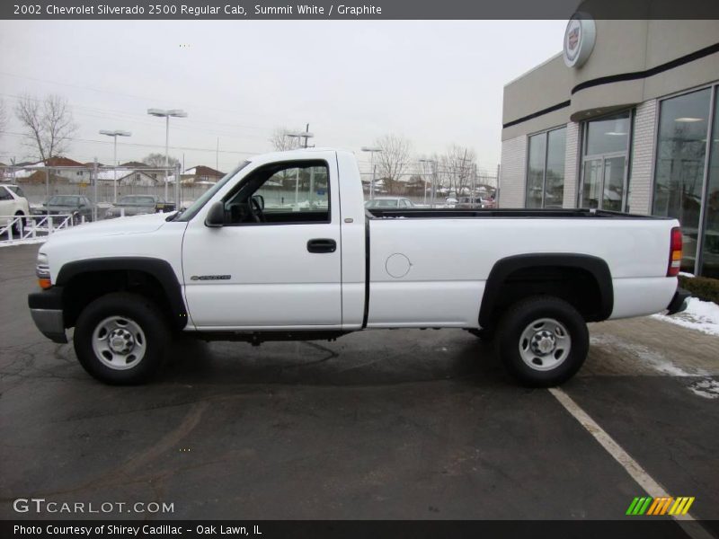 Summit White / Graphite 2002 Chevrolet Silverado 2500 Regular Cab