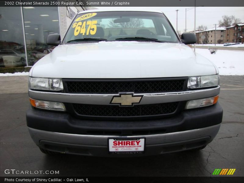 Summit White / Graphite 2002 Chevrolet Silverado 2500 Regular Cab