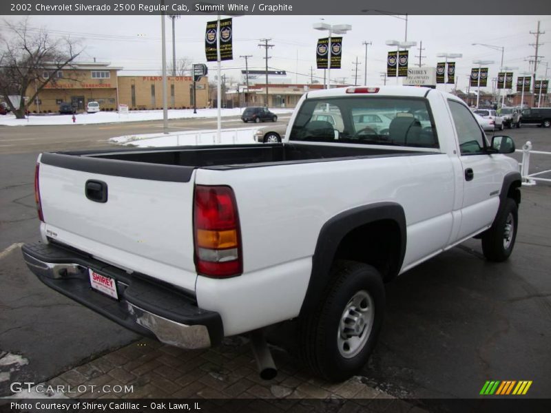 Summit White / Graphite 2002 Chevrolet Silverado 2500 Regular Cab