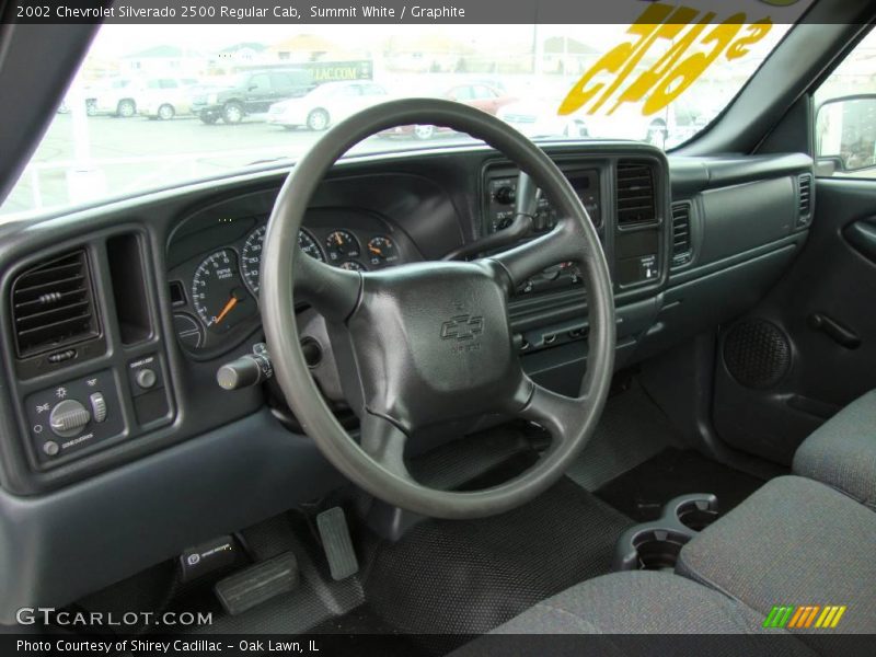 Summit White / Graphite 2002 Chevrolet Silverado 2500 Regular Cab