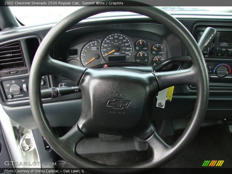 Summit White / Graphite 2002 Chevrolet Silverado 2500 Regular Cab