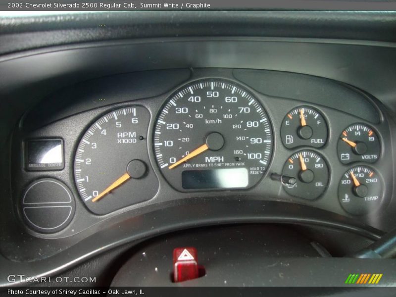 Summit White / Graphite 2002 Chevrolet Silverado 2500 Regular Cab