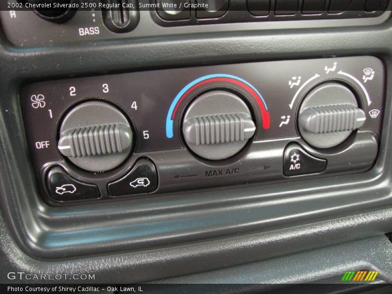 Summit White / Graphite 2002 Chevrolet Silverado 2500 Regular Cab