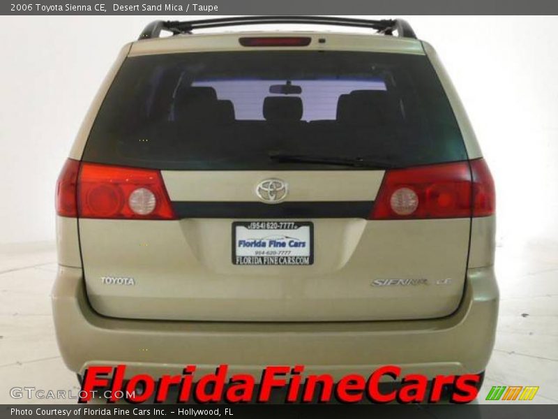 Desert Sand Mica / Taupe 2006 Toyota Sienna CE