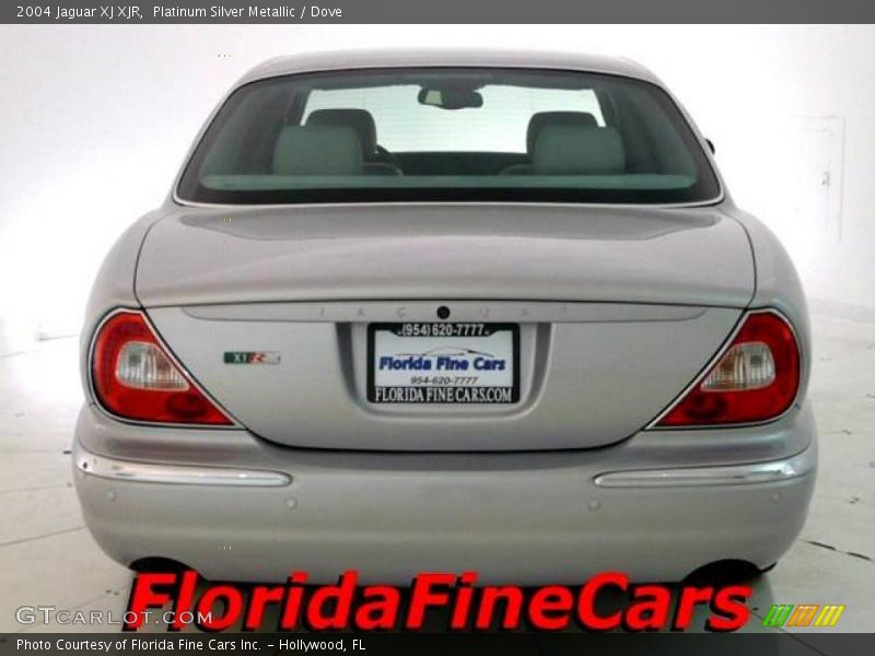 Platinum Silver Metallic / Dove 2004 Jaguar XJ XJR