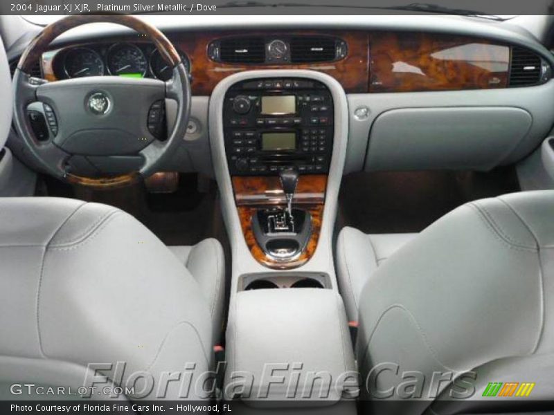 Platinum Silver Metallic / Dove 2004 Jaguar XJ XJR
