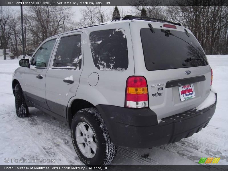 Silver Metallic / Medium/Dark Flint 2007 Ford Escape XLS 4WD