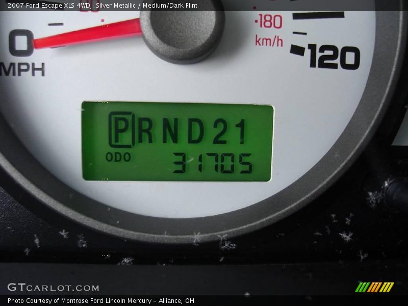 Silver Metallic / Medium/Dark Flint 2007 Ford Escape XLS 4WD