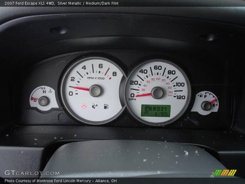 Silver Metallic / Medium/Dark Flint 2007 Ford Escape XLS 4WD