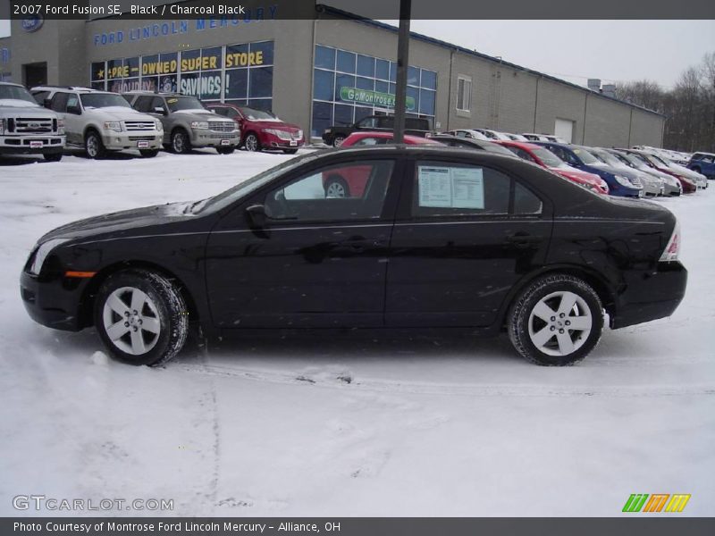 Black / Charcoal Black 2007 Ford Fusion SE