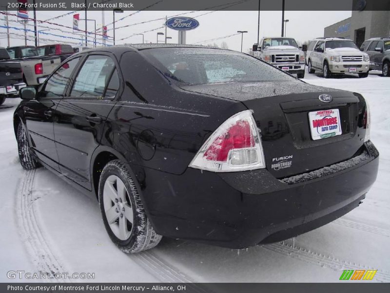 Black / Charcoal Black 2007 Ford Fusion SE