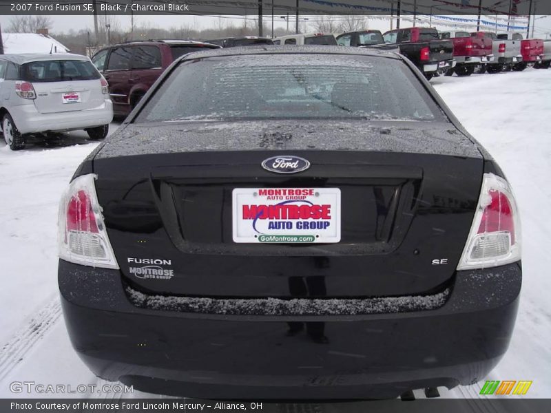 Black / Charcoal Black 2007 Ford Fusion SE