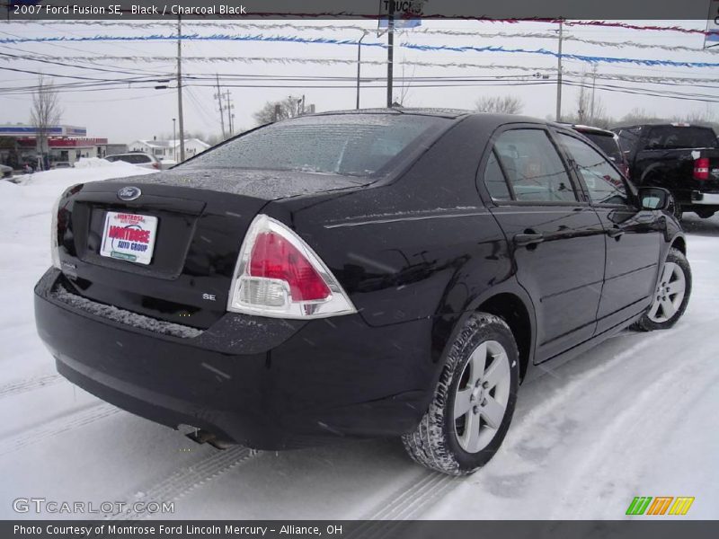 Black / Charcoal Black 2007 Ford Fusion SE