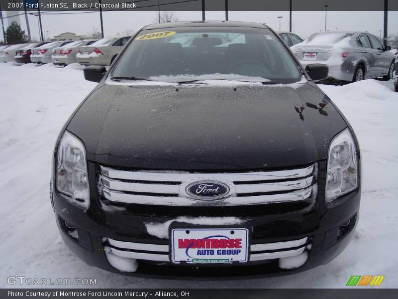 Black / Charcoal Black 2007 Ford Fusion SE