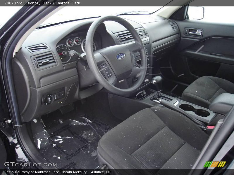 Black / Charcoal Black 2007 Ford Fusion SE
