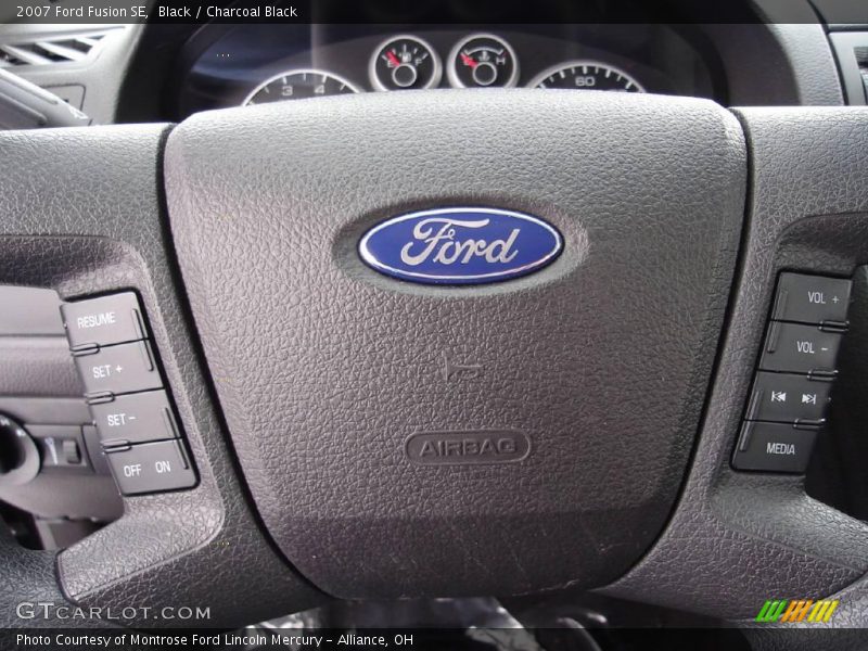 Black / Charcoal Black 2007 Ford Fusion SE