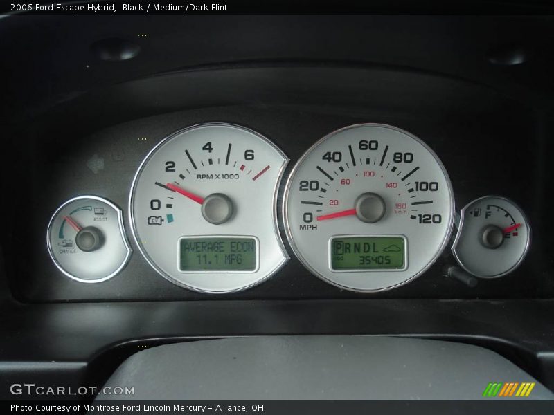 Black / Medium/Dark Flint 2006 Ford Escape Hybrid