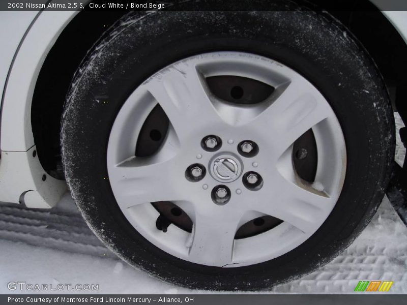 Cloud White / Blond Beige 2002 Nissan Altima 2.5 S