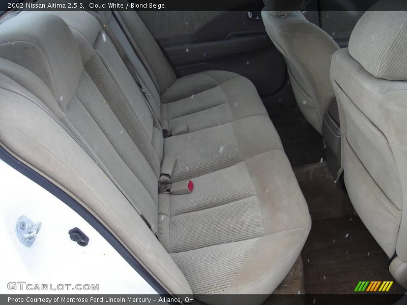 Cloud White / Blond Beige 2002 Nissan Altima 2.5 S