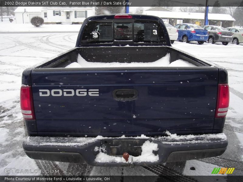 Patriot Blue Pearl / Dark Slate Gray 2002 Dodge Dakota SXT Club Cab