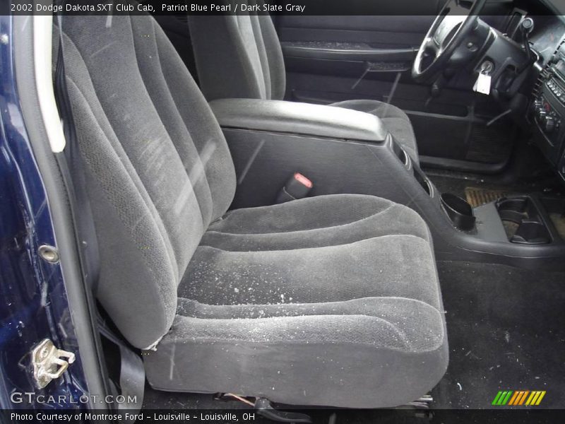 Patriot Blue Pearl / Dark Slate Gray 2002 Dodge Dakota SXT Club Cab