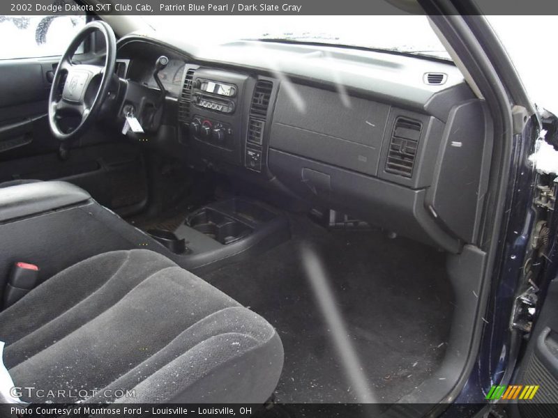 Patriot Blue Pearl / Dark Slate Gray 2002 Dodge Dakota SXT Club Cab