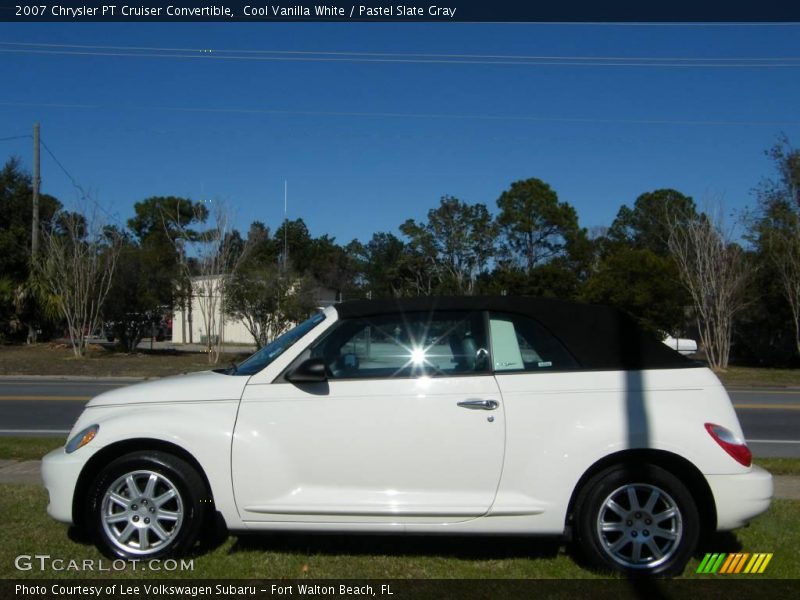 Cool Vanilla White / Pastel Slate Gray 2007 Chrysler PT Cruiser Convertible