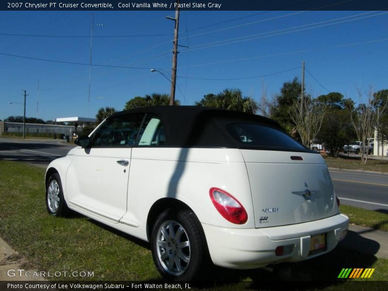 Cool Vanilla White / Pastel Slate Gray 2007 Chrysler PT Cruiser Convertible