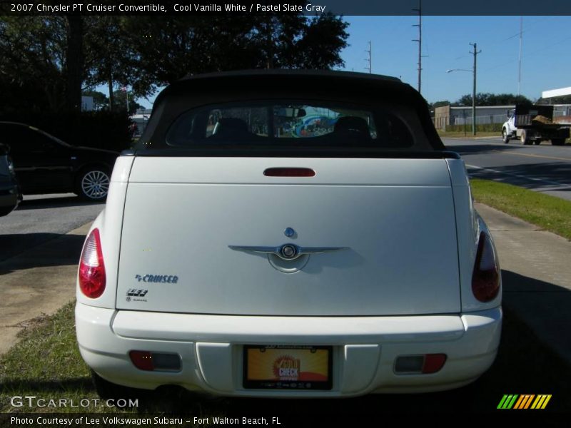 Cool Vanilla White / Pastel Slate Gray 2007 Chrysler PT Cruiser Convertible