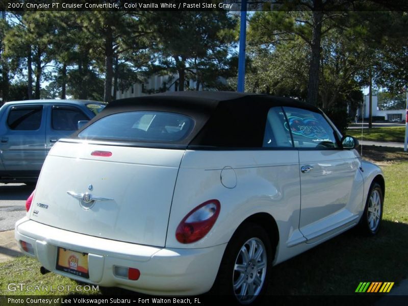 Cool Vanilla White / Pastel Slate Gray 2007 Chrysler PT Cruiser Convertible