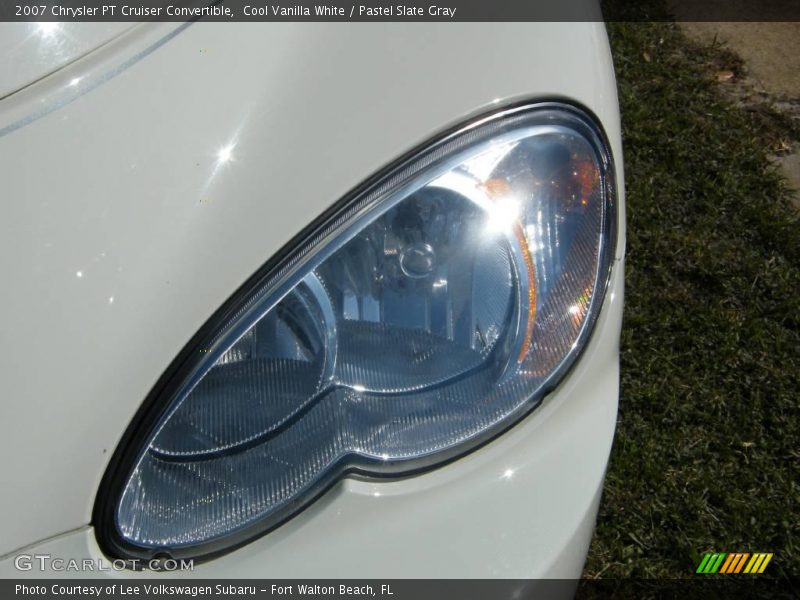 Cool Vanilla White / Pastel Slate Gray 2007 Chrysler PT Cruiser Convertible