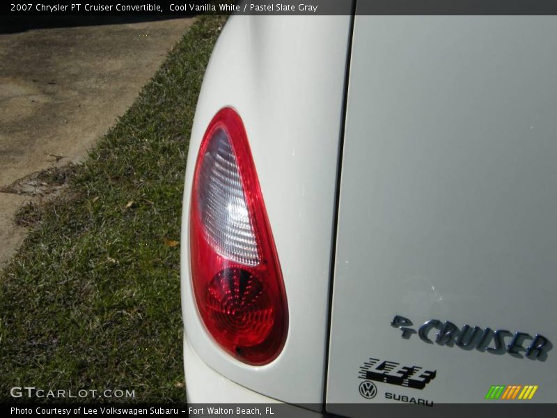 Cool Vanilla White / Pastel Slate Gray 2007 Chrysler PT Cruiser Convertible