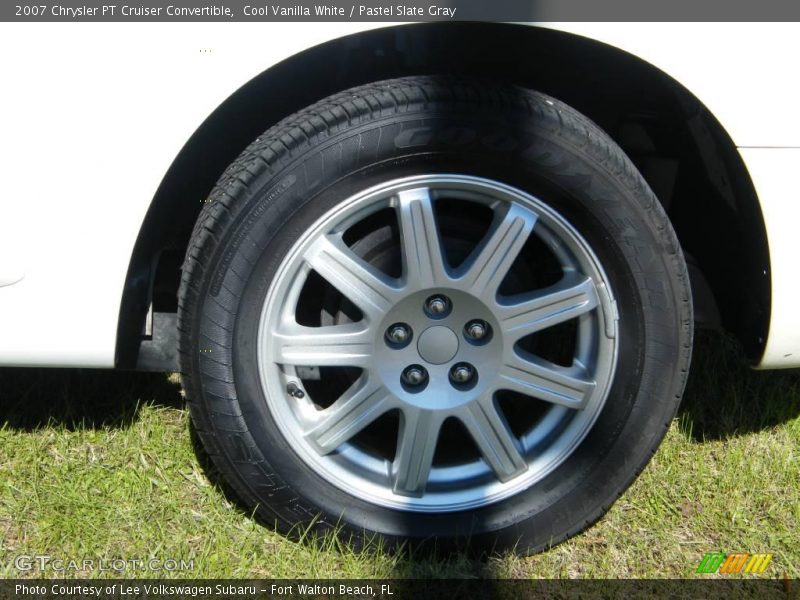 Cool Vanilla White / Pastel Slate Gray 2007 Chrysler PT Cruiser Convertible