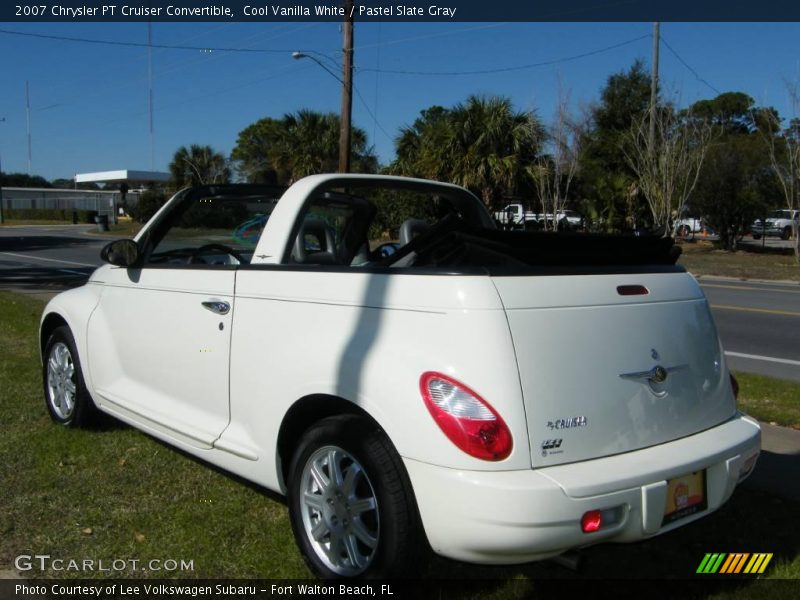 Cool Vanilla White / Pastel Slate Gray 2007 Chrysler PT Cruiser Convertible