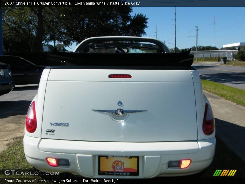 Cool Vanilla White / Pastel Slate Gray 2007 Chrysler PT Cruiser Convertible